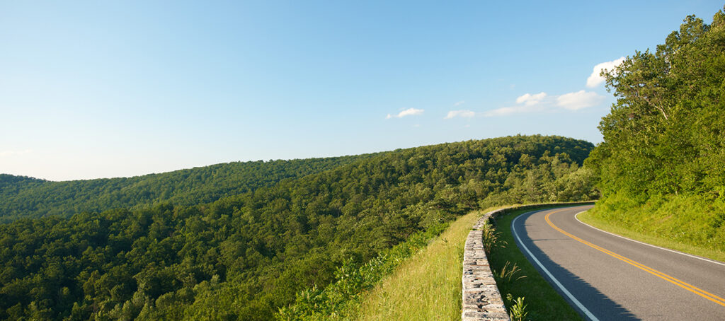 skyline drive va road trip